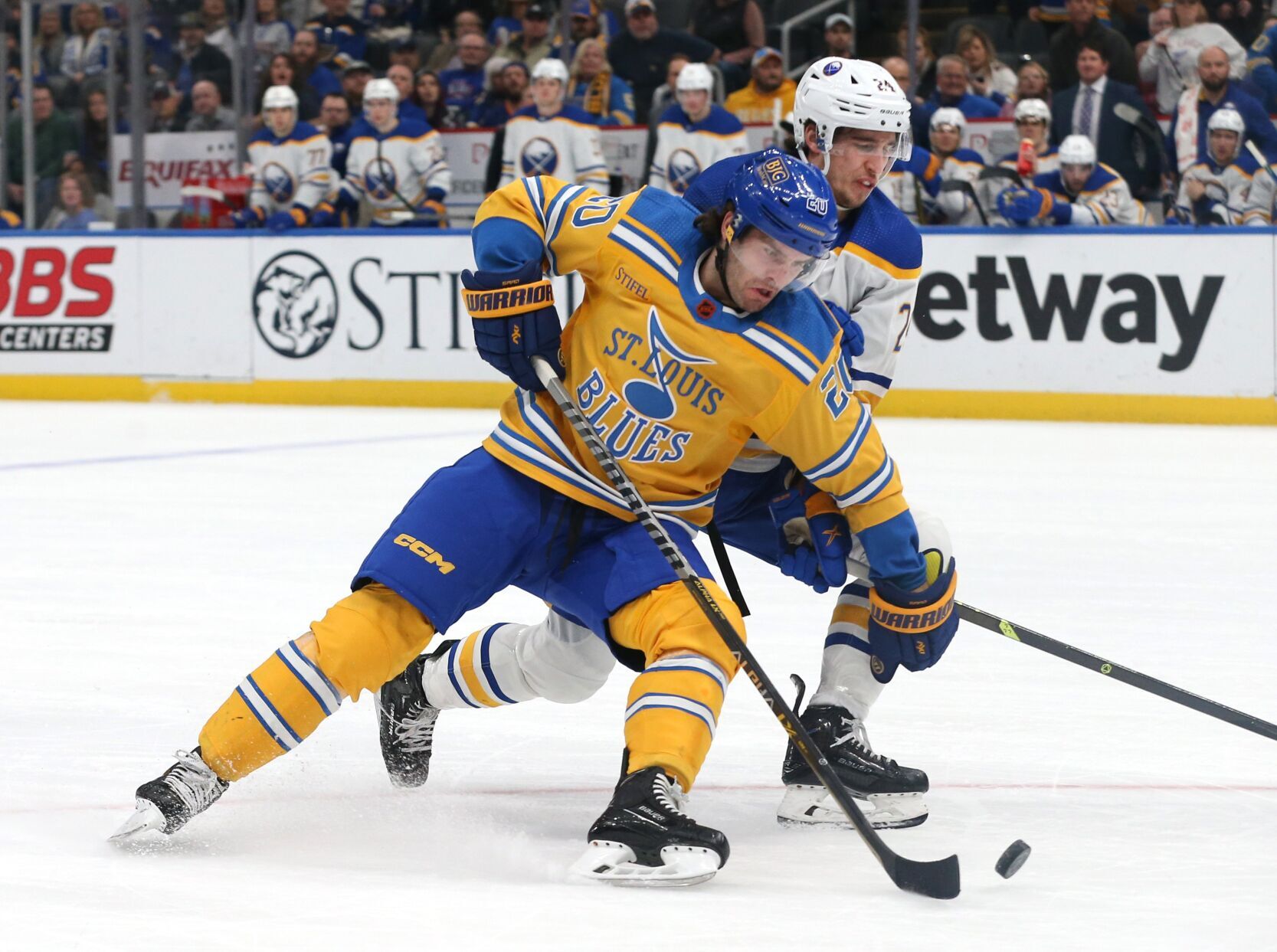St. Louis Blues take on the Buffalo Sabres